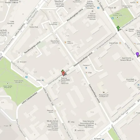 Апартаменты Internatsionalnaya Street 12 Минск